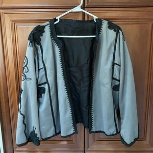 Custom made embroidered jacket